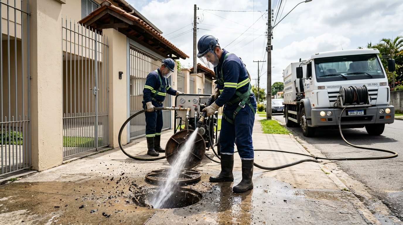 Jateamento hidráulico em São Paulo - Zona Leste-SP